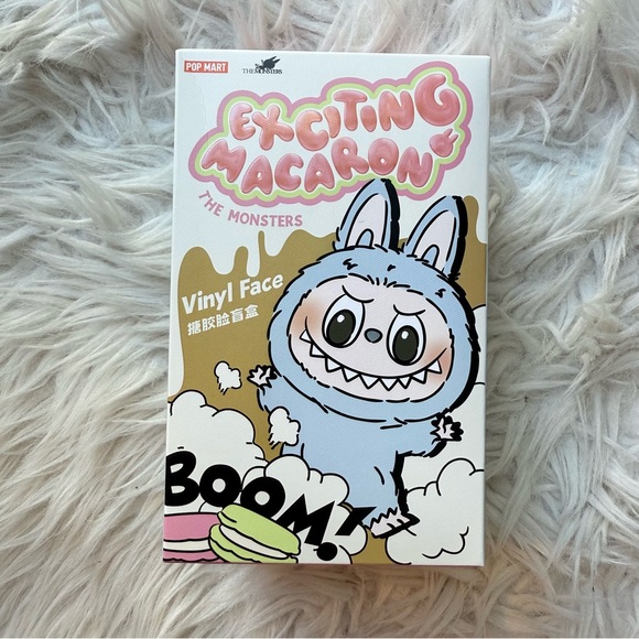 Pop Mart The Monsters Exciting Macaron Labubu Vinyl Blind Box Pendant Keychain - Picture 1 of 8